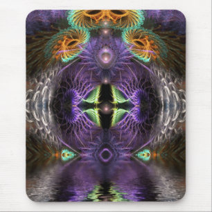 Fantasy Doorway: Fractal Art Mousepad Muismat