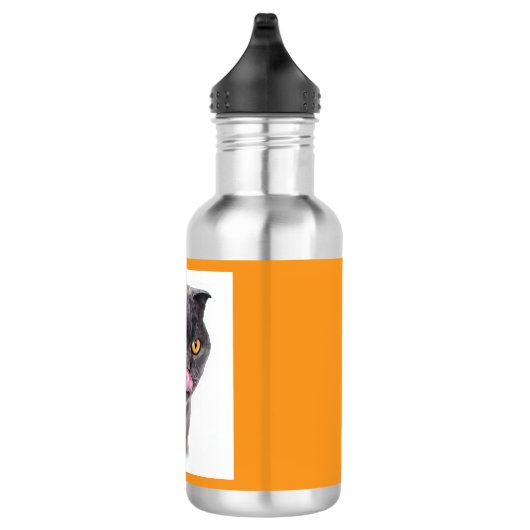 Fantasy Double Headed Mutant Black Cat Waterfles (Rechts)