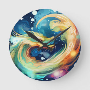 Fantasy Draak Droom Dier 12 Ronde Klok