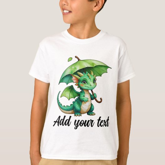 Fantasy Draak Kinderen T-shirt (Voorkant)
