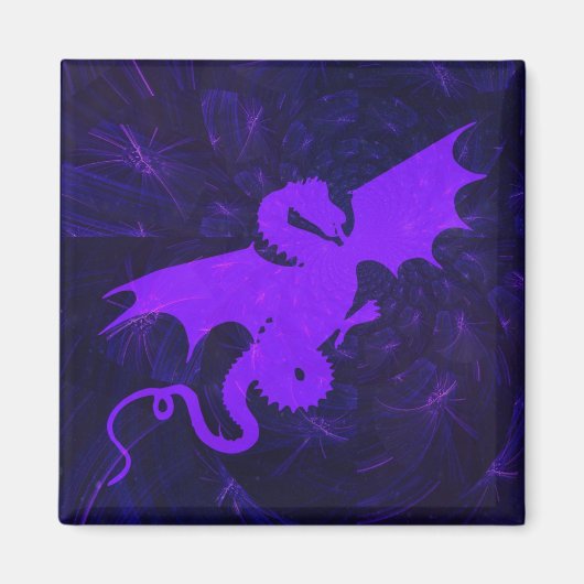 Fantasy Draak Koelkastmagneet Magneet (Voorkant)