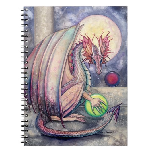 Fantasy Draak Kunst Notitieboek (Voorkant)