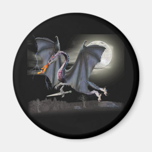 Fantasy draak magneet