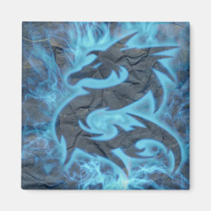 Fantasy Draak Vlam Koelkastmagneet Magneet