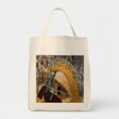 Fantasy Draak Volkssprookje Grote Boodschappentas Tote Bag (Voorkant)