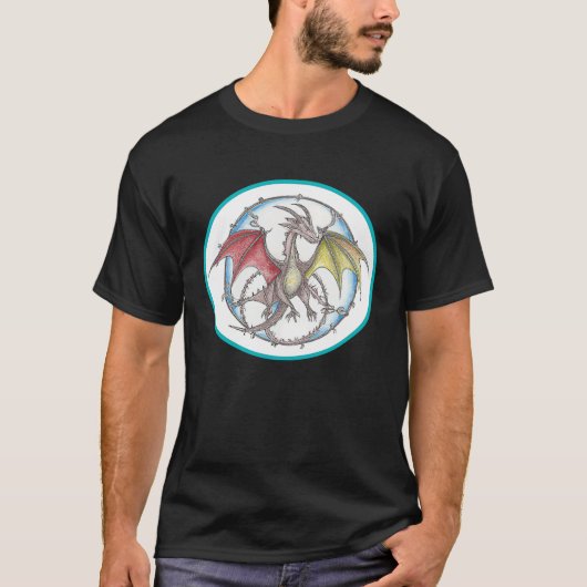 Fantasy dragon 13 t-shirt (Voorkant)