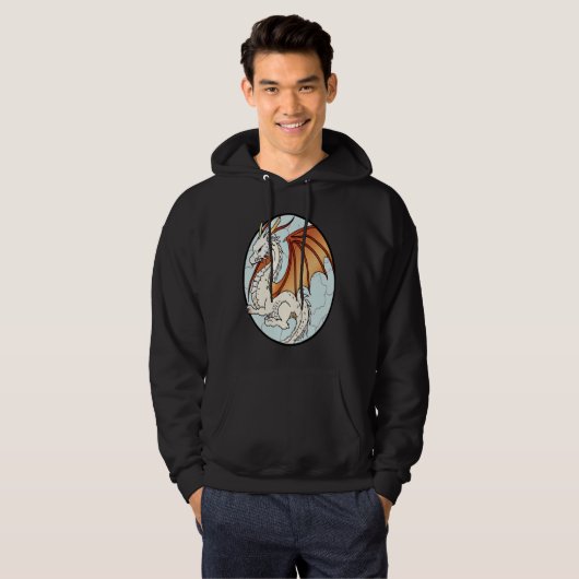 Fantasy dragon  18 hoodie (Voorkant volledig)