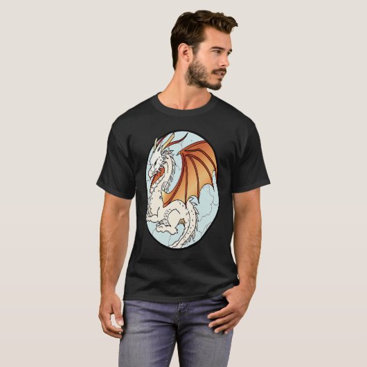 Fantasy dragon  18 t-shirt (Voorkant volledig)