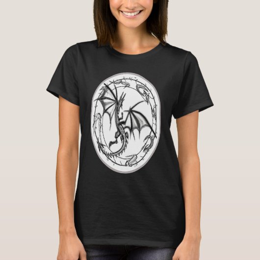 Fantasy dragon  9 t-shirt (Voorkant)