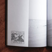 Fantasy Dragon,  aangepaste ex libris boek Rubberstempel