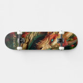 Fantasy Dragon aangepaste naam skateboard (Horizontaal)
