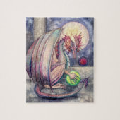 Fantasy Dragon Art Puzzel Legpuzzel (Verticaal)