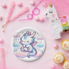 Fantasy Dragon Baby shower Papieren Bordje