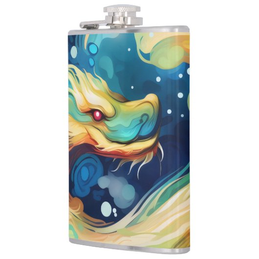 Fantasy Dragon Dream Dier 12 Heupfles (Links)