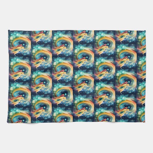 Fantasy Dragon Dream Dier 1 Theedoek (Horizontaal)