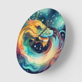 Fantasy Dragon Dream Dier 3 Ronde Klok (Hoek)