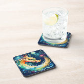 Fantasy Dragon Dream Dier 7 Bier Onderzetter (Rechterzijde)