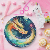 Fantasy Dragon Dream Dier 7 Papieren Bordje (Feest)