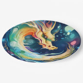 Fantasy Dragon Dream Dier 7 Papieren Bordje (Gekanteld)