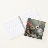 Fantasy Dragon en Konijn Notitieboek (Binnen)