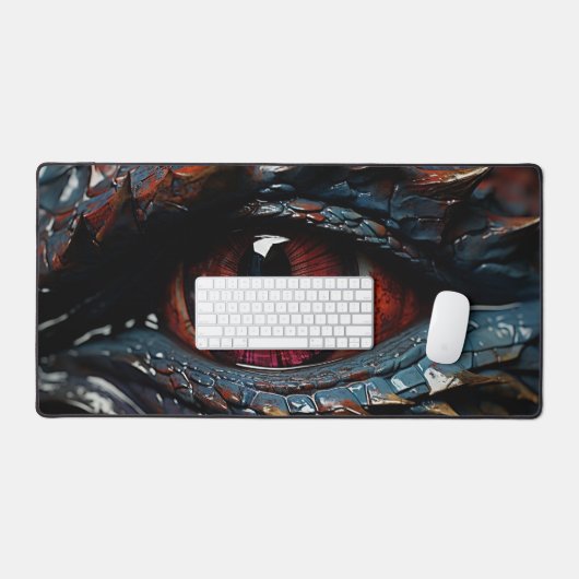 Fantasy Dragon Eye Gamer Bureaumat (Keyboard & Muis)