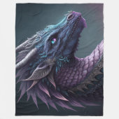 "Fantasy Dragon" Fleece Deken (Voorkant)