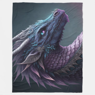 "Fantasy Dragon" Fleece Deken