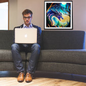 Fantasy Dragon Folie Afdrukken