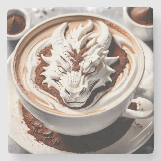 Fantasy Dragon Modern Abstract Animal Art Stenen Onderzetter