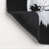 Fantasy Dragon Moon Sleigh, Santa Pulled By Dragon Muismat (Hoek)