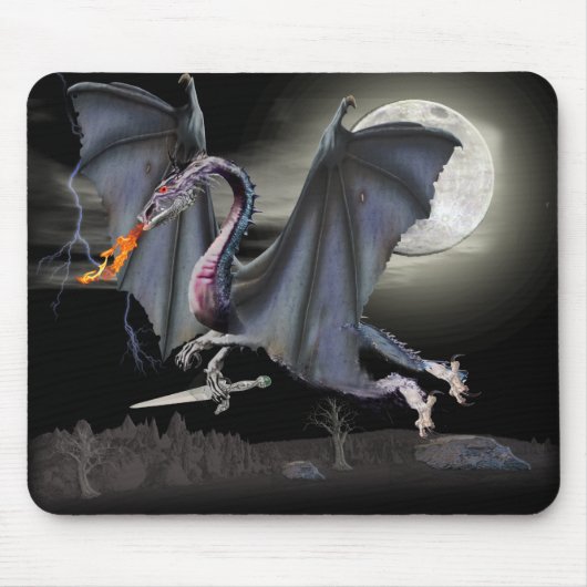 Fantasy dragon muismat (Voorkant)