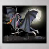 Fantasy dragon poster (Voorkant)