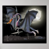 Fantasy dragon poster (Voorkant)