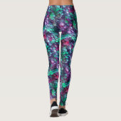 Fantasy Dragon Schalen Fantasie Zeemeermin Leggings (Achterkant)