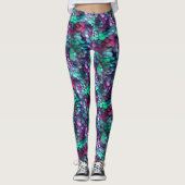 Fantasy Dragon Schalen Fantasie Zeemeermin Leggings (Voorkant)