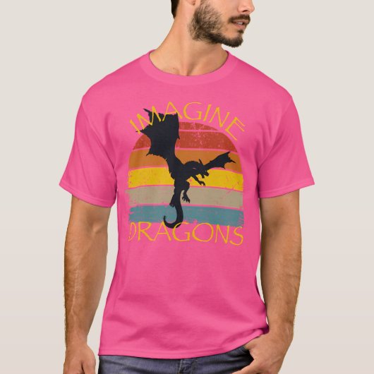 Fantasy Dragon Style bijvoorbeeld T-shirt (Voorkant)