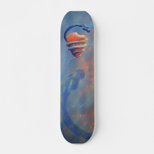 Fantasy Dragon Surf Board Double Serpent Skateboard (Voorkant)