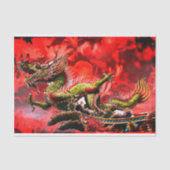 Fantasy Dragon Tissue Paper Tissuepapier (Voorkant)