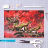 Fantasy Dragon Tissue Paper Tissuepapier (Craft)