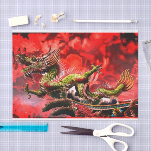 Fantasy Dragon Tissue Paper Tissuepapier (Craft)