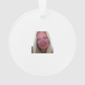 Fantasy Dragonfly in Turquoise en Black Ornament (achterkant)