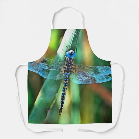 Fantasy Dragonfly in Turquoise en Black Schort (Voorkant)