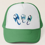 Fantasy Dragons Art Trucker Pet (Voorkant)