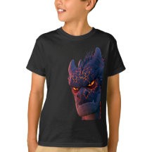 Fantasy Draken Gezicht Kids T-Shirt | Cool Draak G