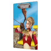Fantasy Draken Prinses Digitale Kunst Klembord (Links)