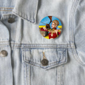 Fantasy Draken Prinses Digitale Kunst Ronde Button 5,7 Cm (In situ)