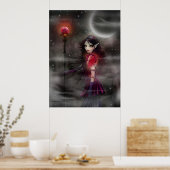 Fantasy-drakenposter van Lightning Stone Poster (Keuken)