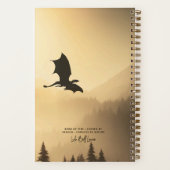 Fantasy Drakenruiter Mythisch Avontuur Notitieboek (Achterkant)