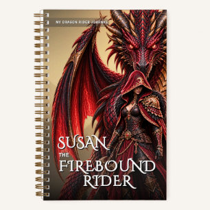 Fantasy Drakenruiter Mythisch Avontuur Notitieboek