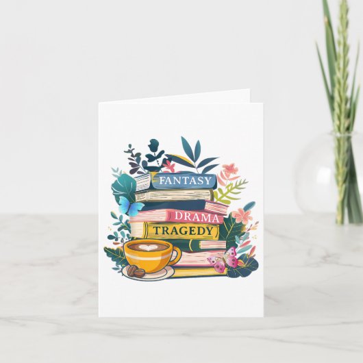 Fantasy Drama Tragedy Boeken Subtiel Kaart (Voorkant)